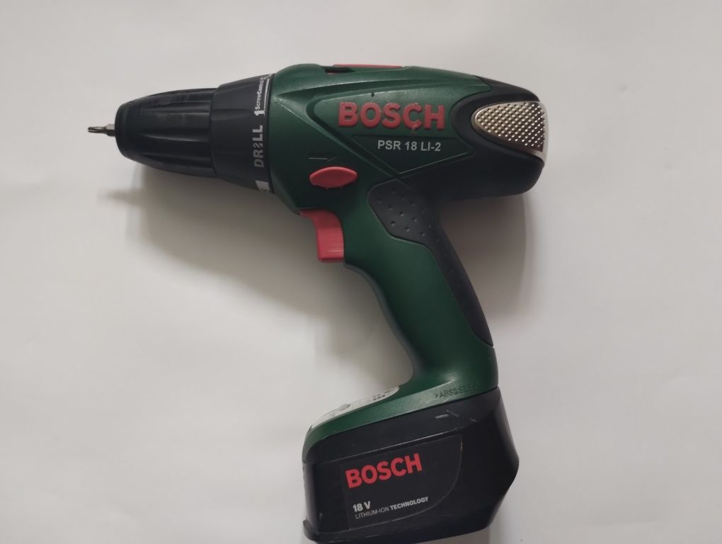 Акумуляторний шуруповерт bosh psr 18 Li-2