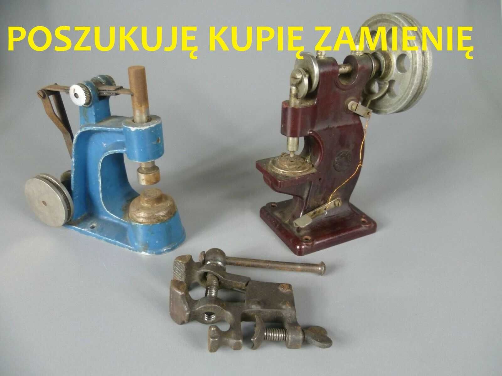 Miniatura warsztatowa model urządzeń maszyn retro stara zabawka PRL