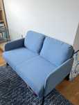 Sofa 2-osobowa Glostad Ikea niebieska