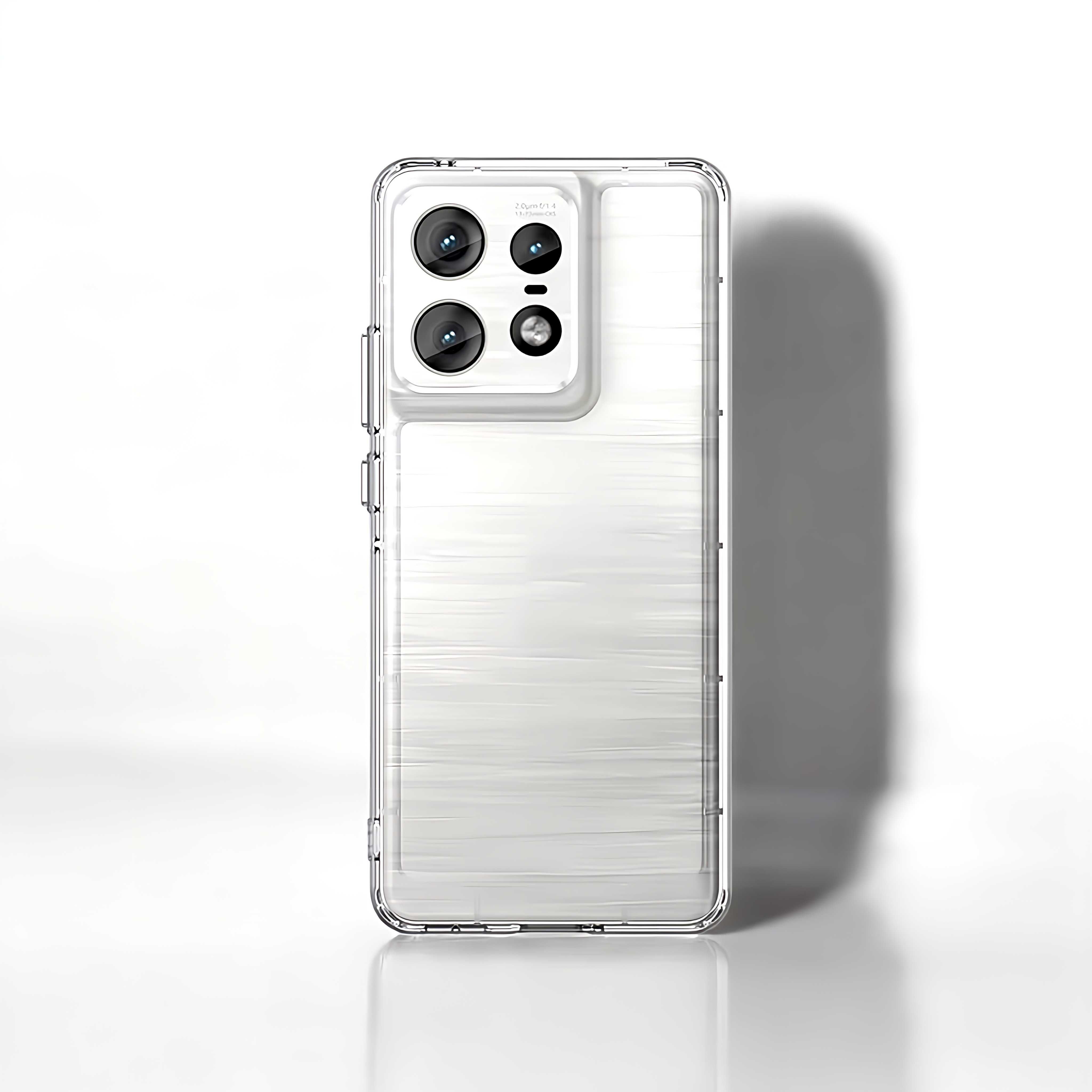 Etui ELEVATE HEXAGON do Motorola Edge 50 Pro - Clear HD