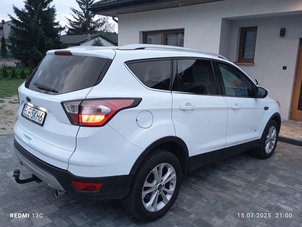 Ford Kuga 2017r. 2.0 TDCi 150KM 4x4,Hak, skóry,Navi, Stan Bardzo Dobry