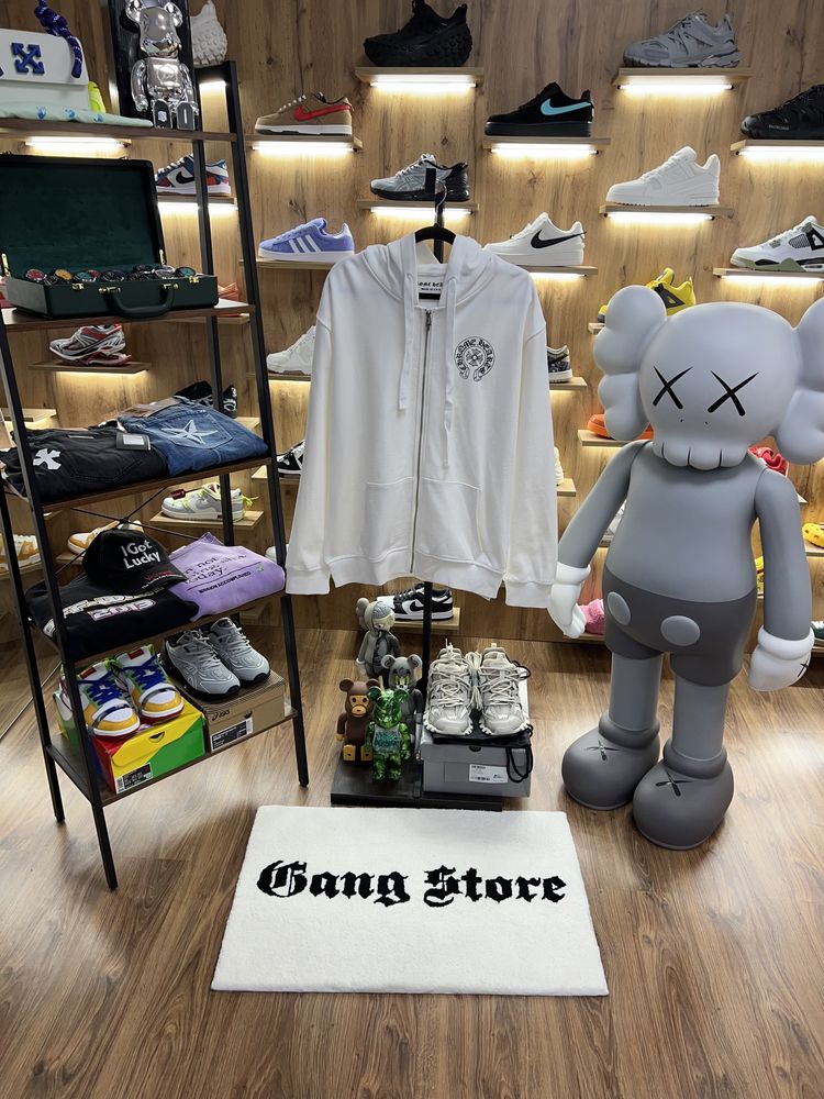 Зіп Худі Chrome Hearts White Zip Up