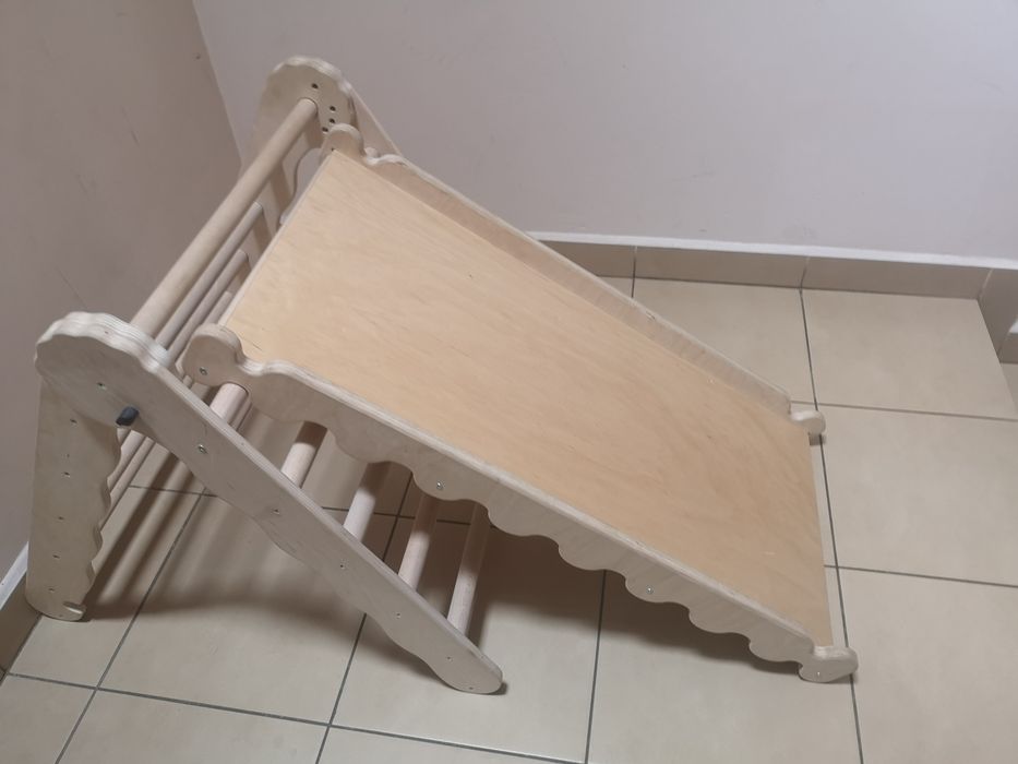 Trójkąt do wspinaczki xxl plus zjeżdżalnia/drabinka mamoi