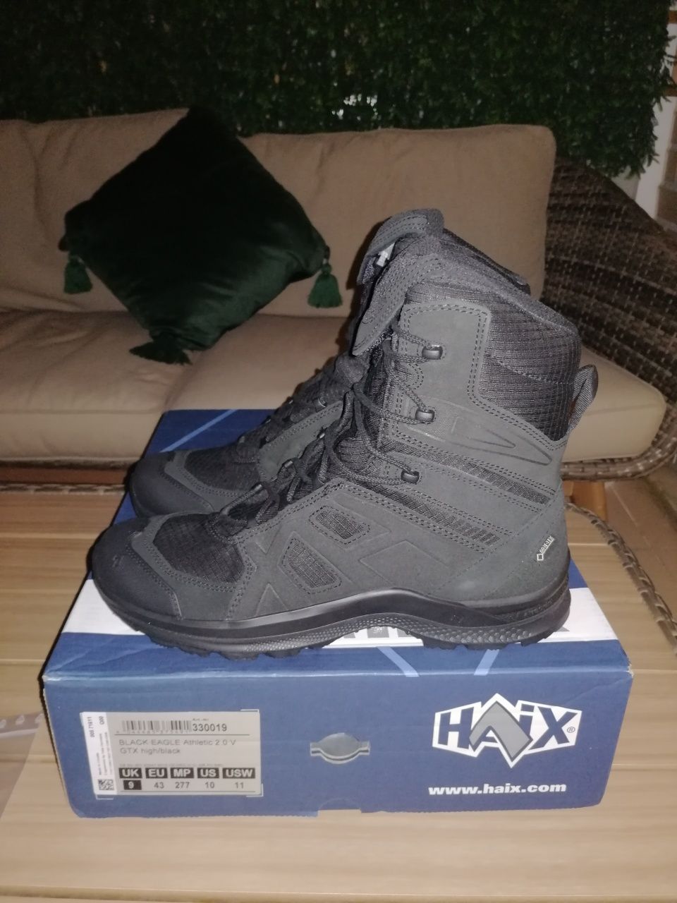 Botas Haix Black Eagle Athletic 2.0 V GTX high/black