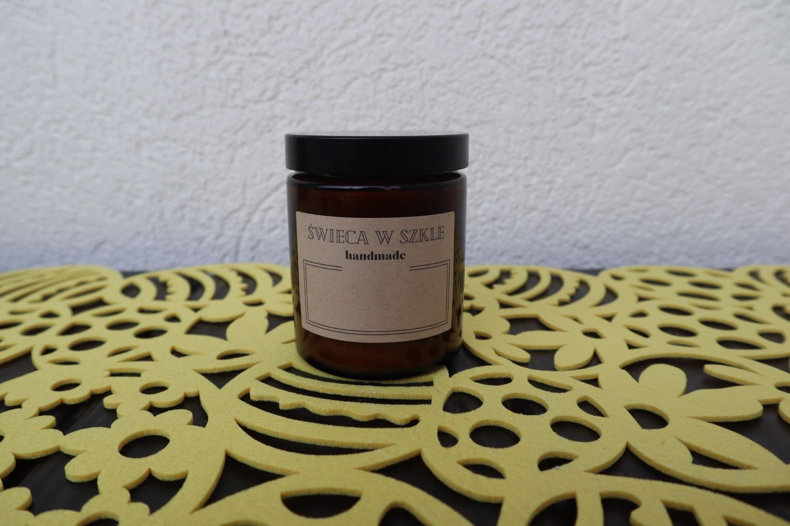 Świeczka słoik handmade