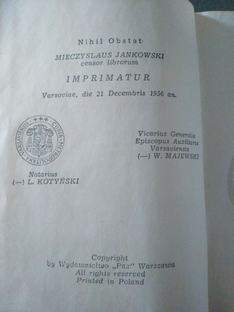 Śpiewnik -1956r-Mieczysław Jankowski