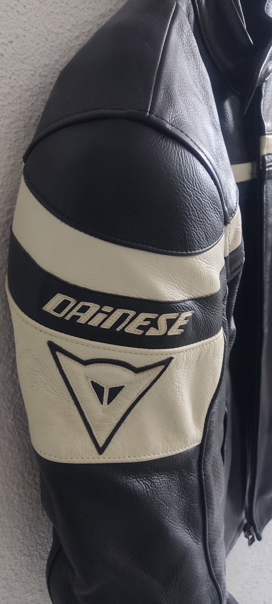 Casaco d mota "Dainese Racing" em pele -N°48.