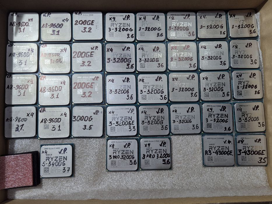 Процесори AM4 сокет Athlon 200GE, 3000G, Ryzen 3 2200/3200G