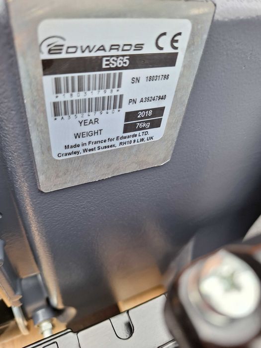 Pompa Próżniowa Olejowa Łopatkowa Edwards ES65 Suszarni Stołu CNC