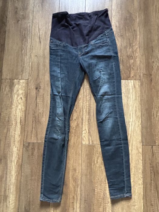 Spodnie jeansy ciążowe hm mama r. 36
