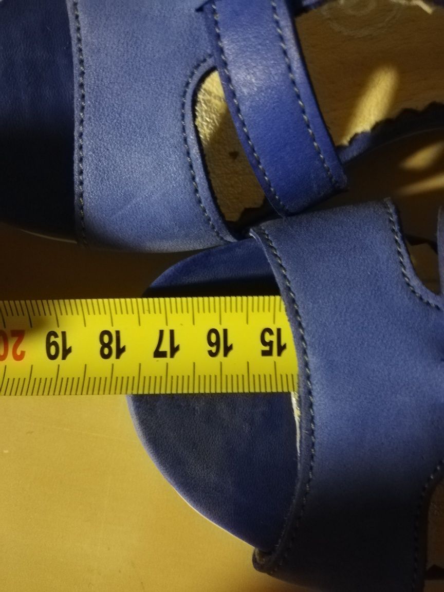 Sandały sandałki dla dziewczynki Befado skóra naturalna 28/17.7 cm