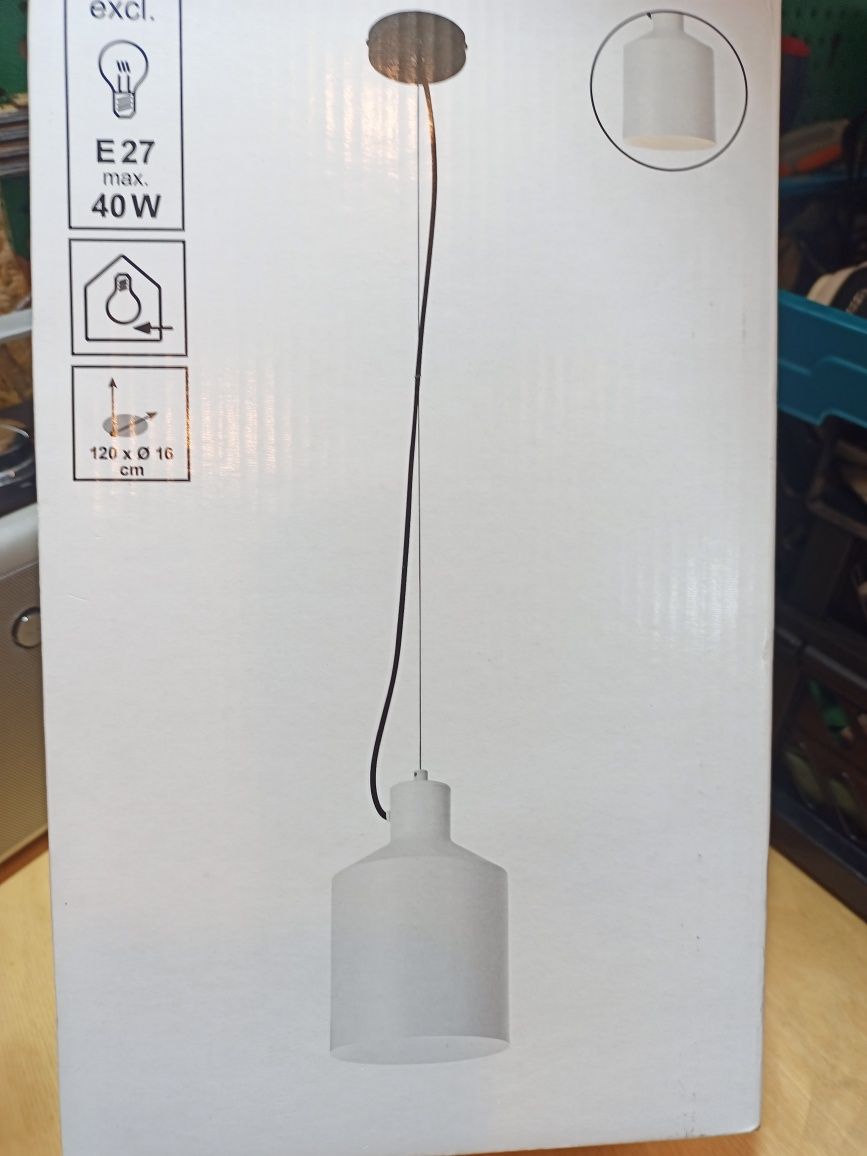 Lampa SINGLE biała mat śr. 16 cm zamiast  120zł