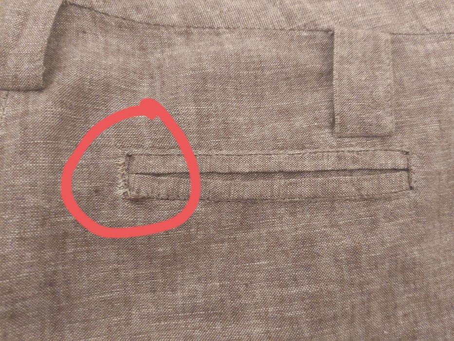 Spodnie z lekkiego materiału a la len, idealne  na lato