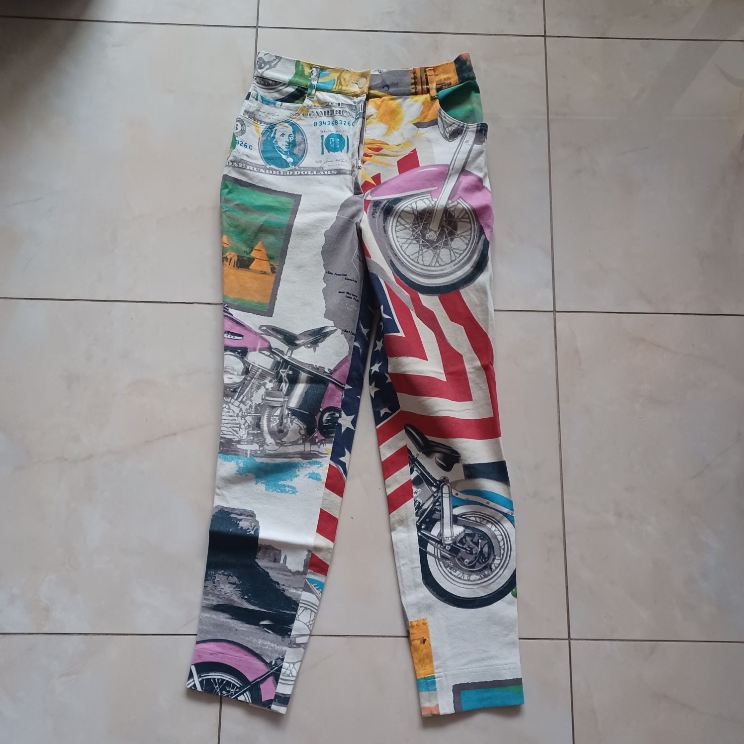 Spodnie BYBLOS Italy vintage jak nowe lata 90te S/ M