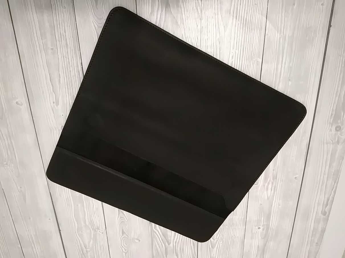Чорний чохол конверт Crazy Horse для MacBook 13 дюйм, КОЖАНЫЙ