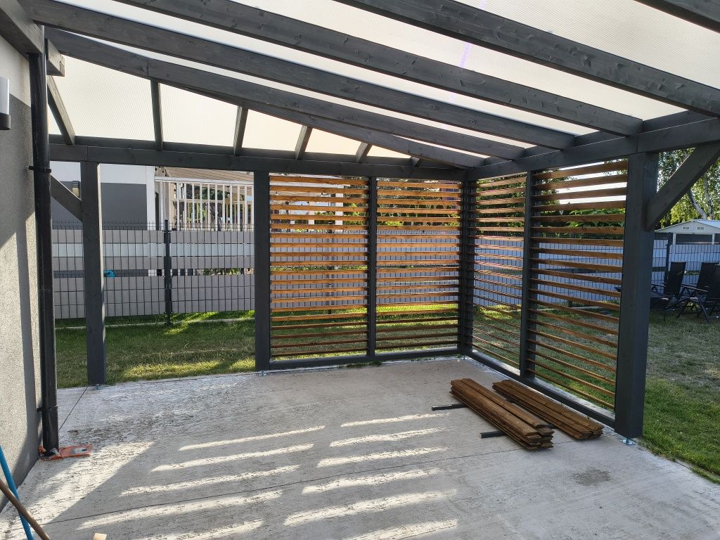 Pergola, zadaszenie tarasu, taras