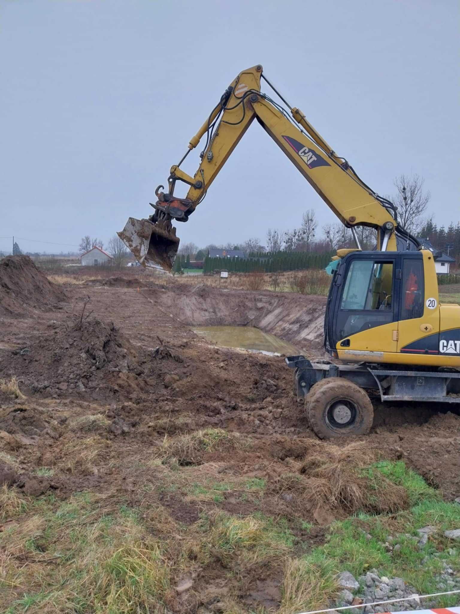 Roboty ziemne, usługi koparką, wykopy,  Olsztyn, Nikielkowo i okolice