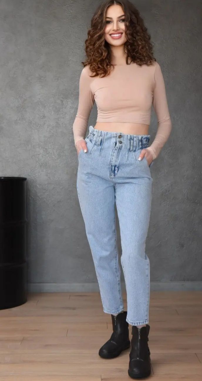 Моми джинсові штани