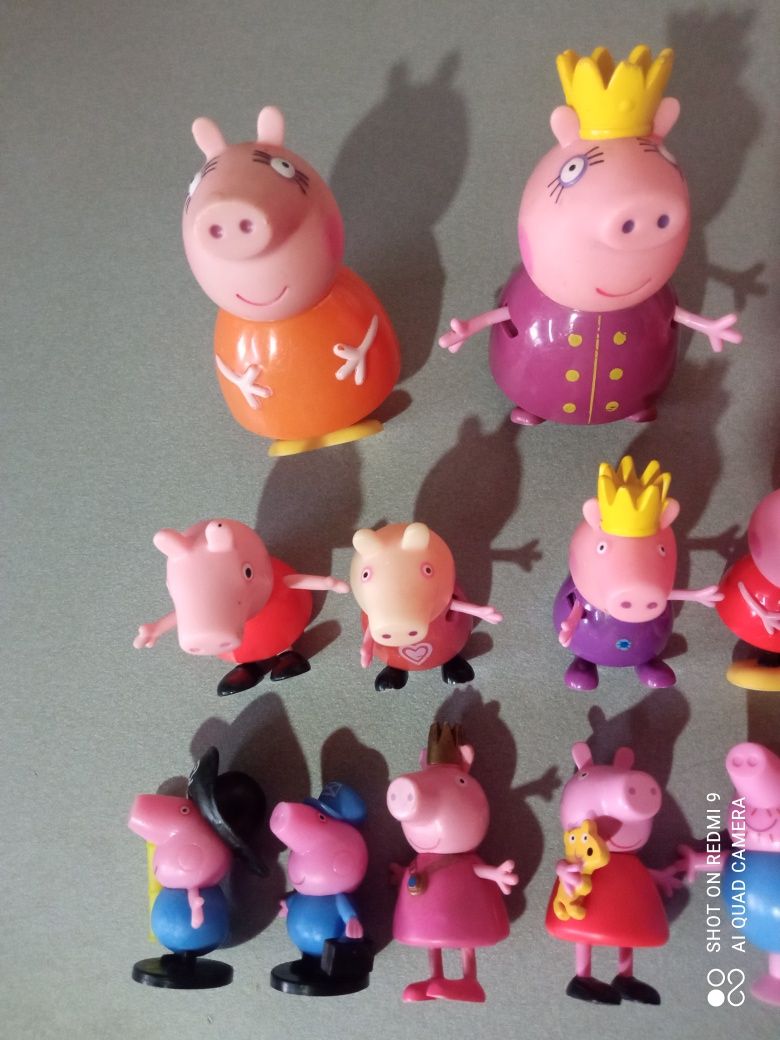 Фигурки,Свинка Пепа, джорж, формы для пластилина Play Do, ABD UK