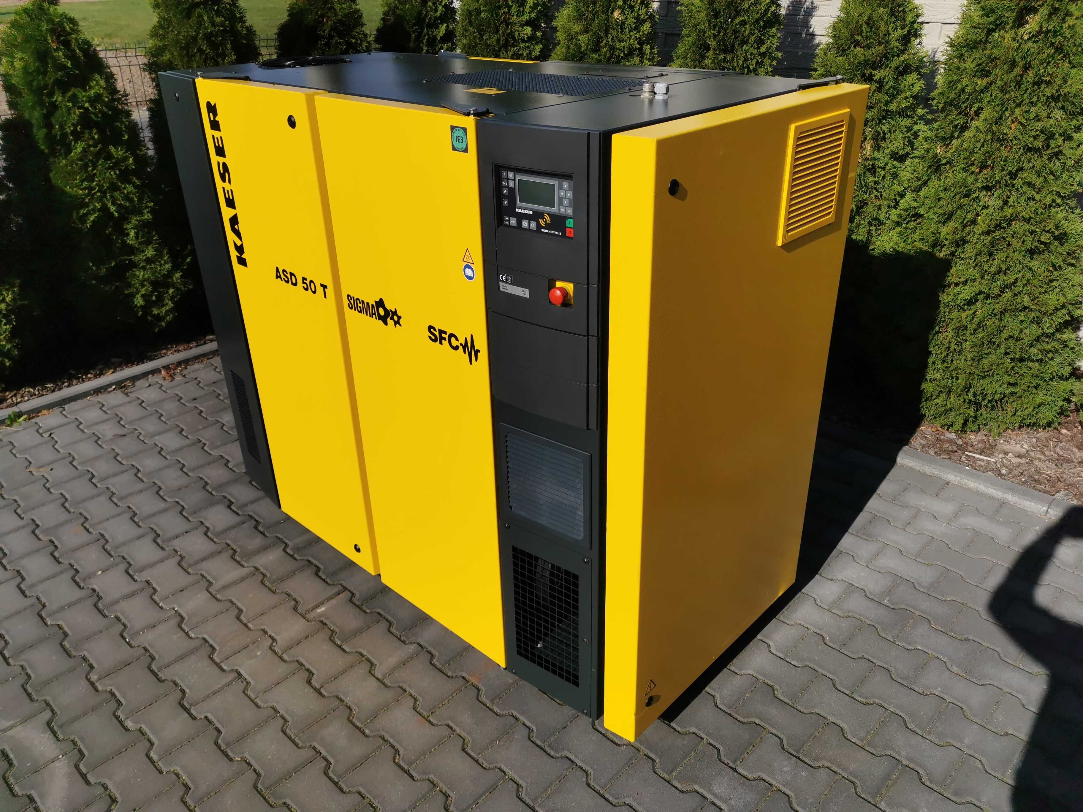 25kw +FALOWNIK Sprężarka śrubowa KAESER 5270l/min + OSUSZACZ!!