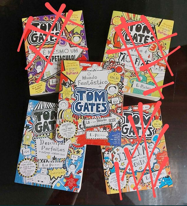 Livros Tom Gates n 1 e 2