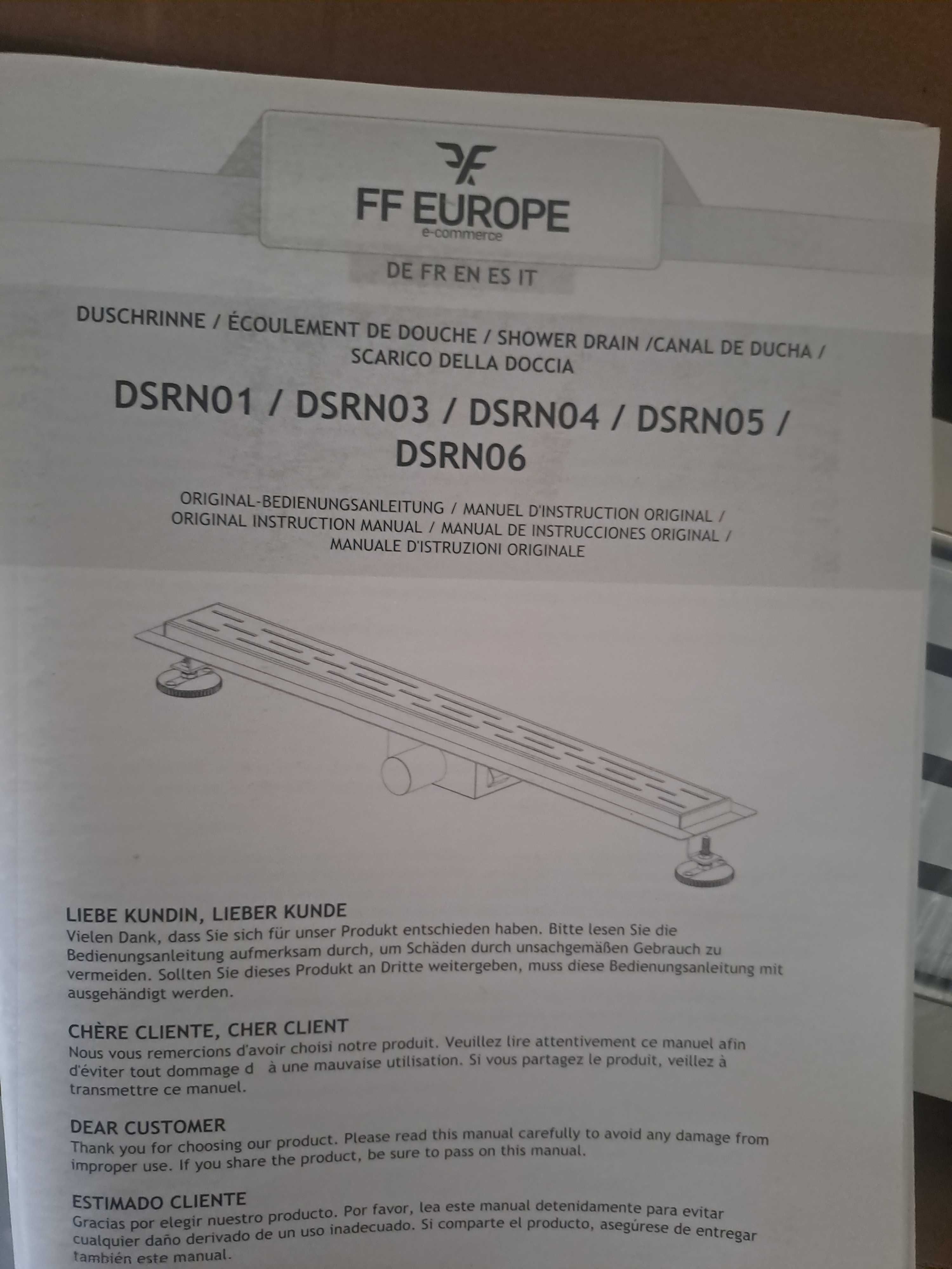 Odplyw liniowy nowy