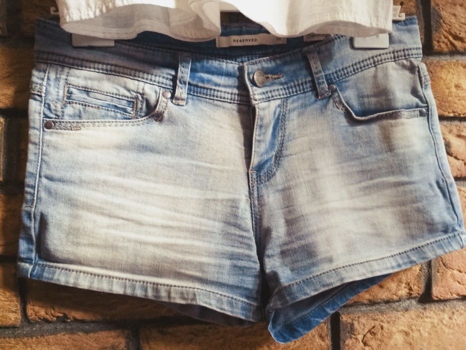 Spodenki krótkie, jeansowe Reserved