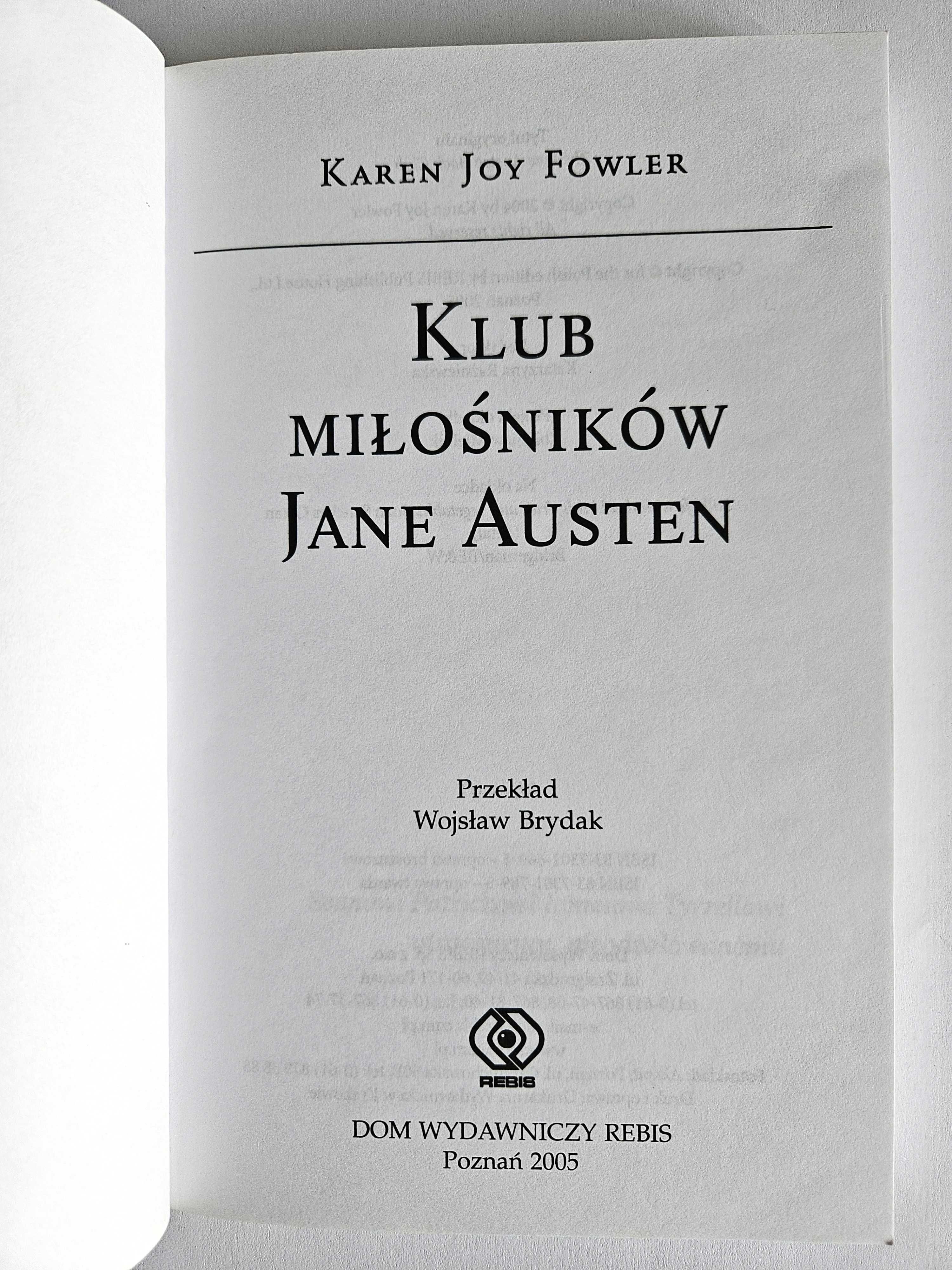 Klub miłośników JANE AUSTEN - Karen Joy Fowler