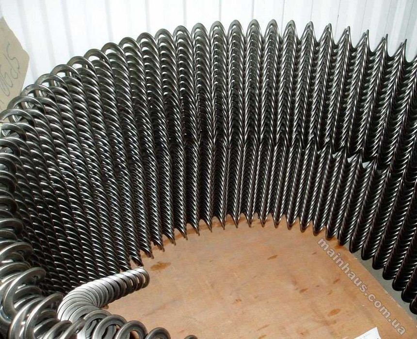 погрузчик зерна шнековий гнучкий спіральний конвеєр FA90 до 3т/г.