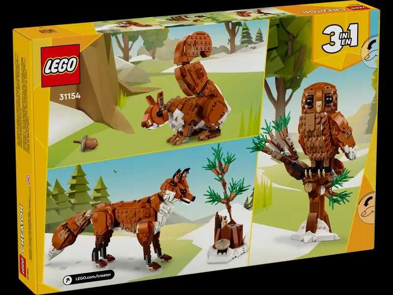 Конструктор LEGO Creator 31154 Лесные животные: Рыжая лиса