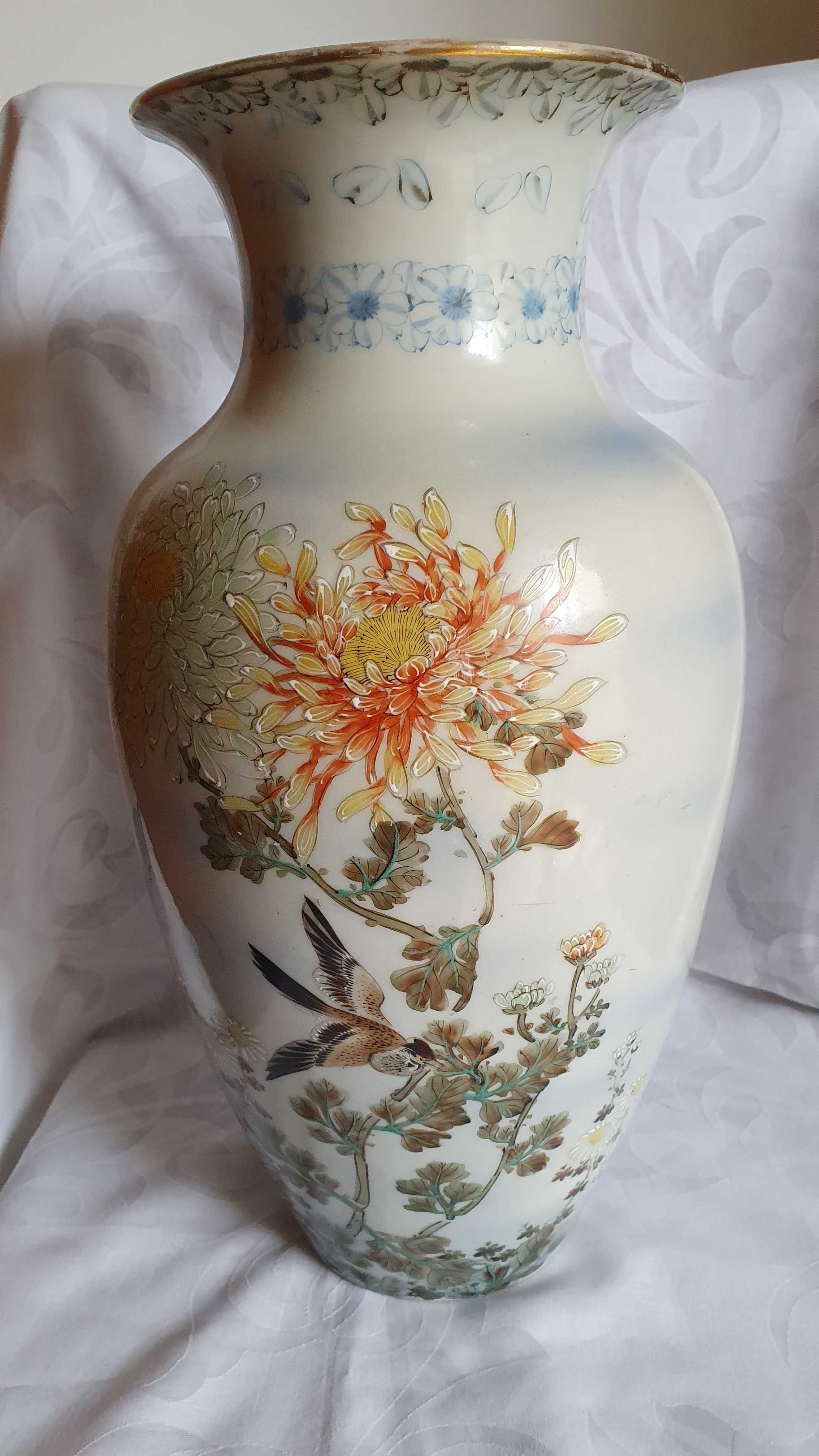 Jarrão  em porcelana antiga Japão, original pintado à mão