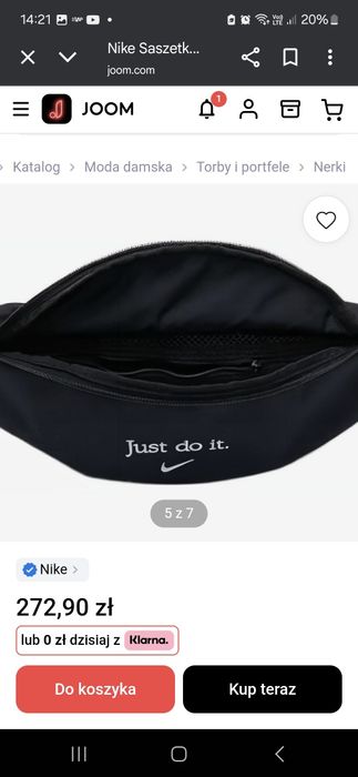 NOWA saszetka NIKE