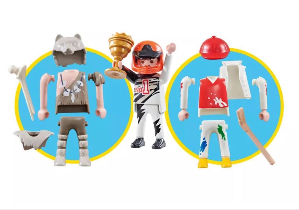 Playmobil 9854, мальчик и 3 варианта одежды, Новый, Оригинал
