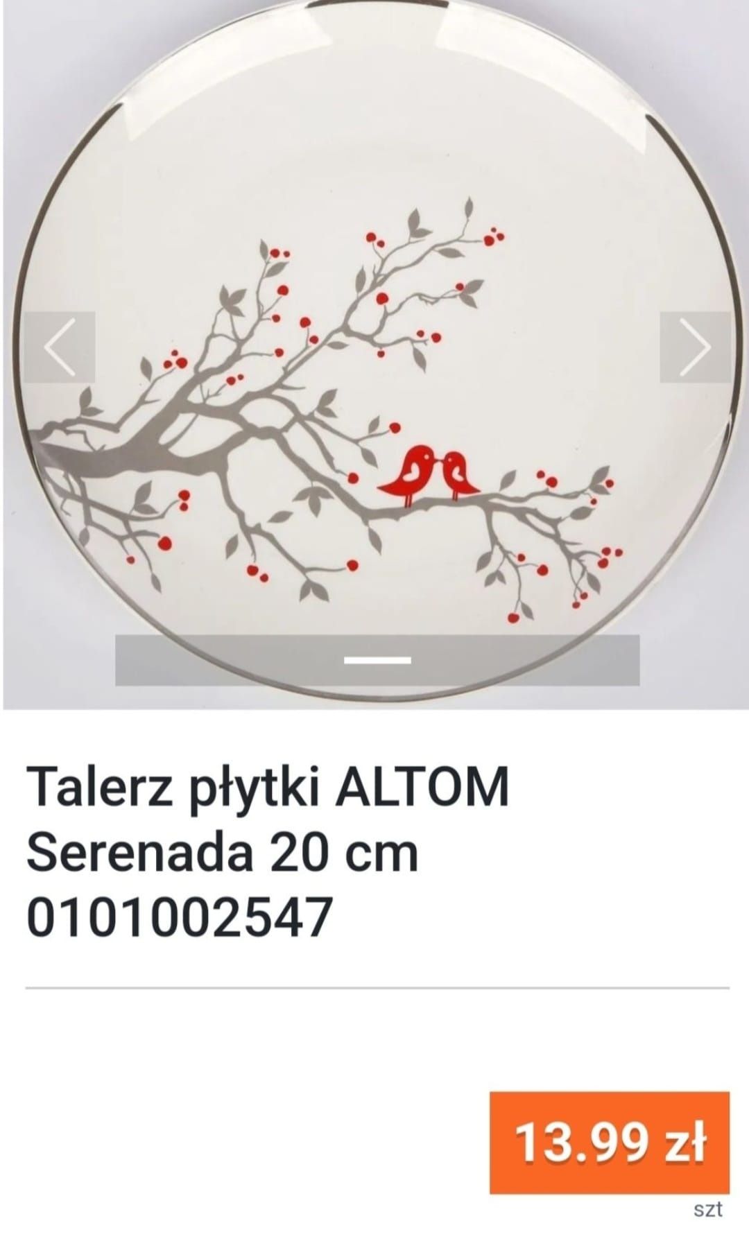 Zestaw misek i talerzy "Serenada" ALTOM 10szt..