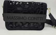 AŻUROWA  LISTONOSZKA Massimo Contti czarna