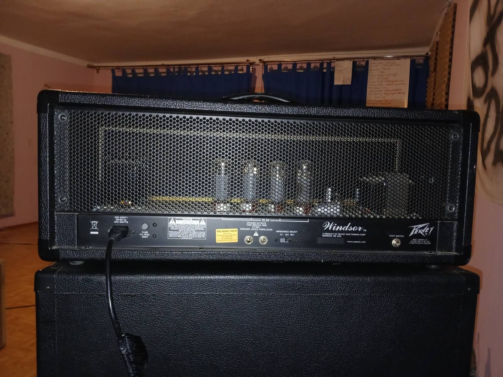 Wzmacniacz head i kolumna Peavey windsor