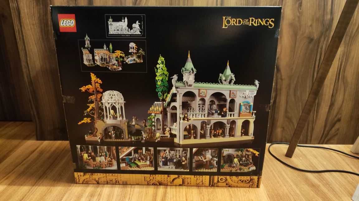 LEGO 10316 The Lord of the Rings Rivendell - novo e selado. Original.