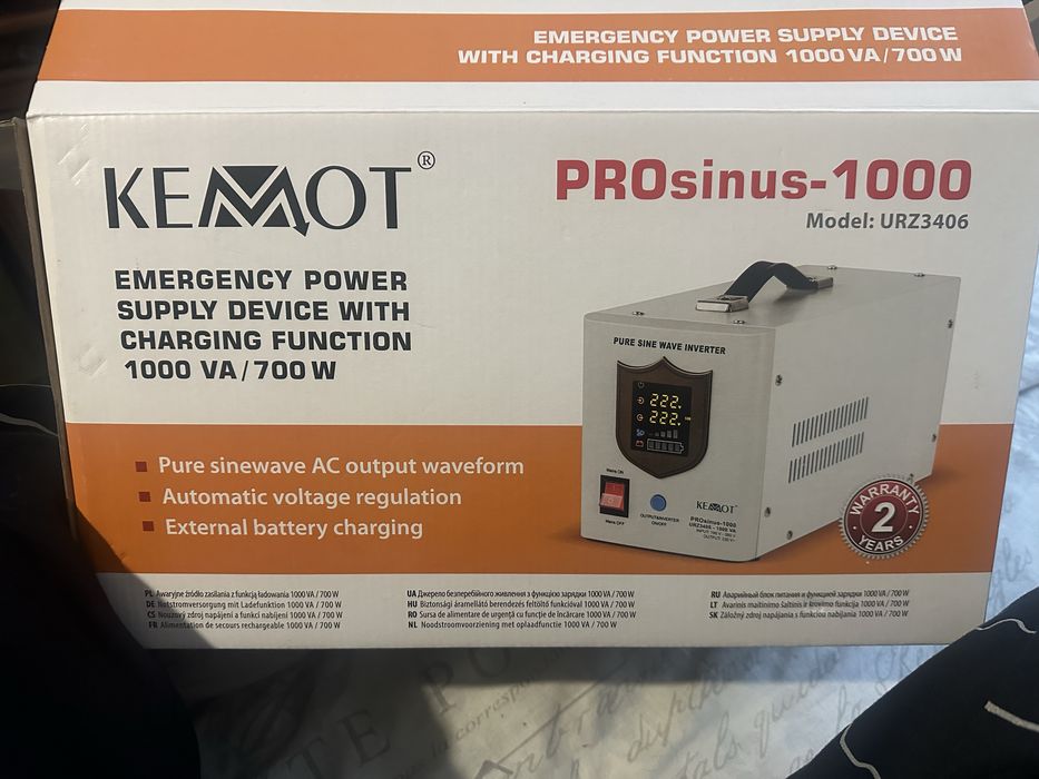 Бесперебойник KEMOT PROsinus 1000