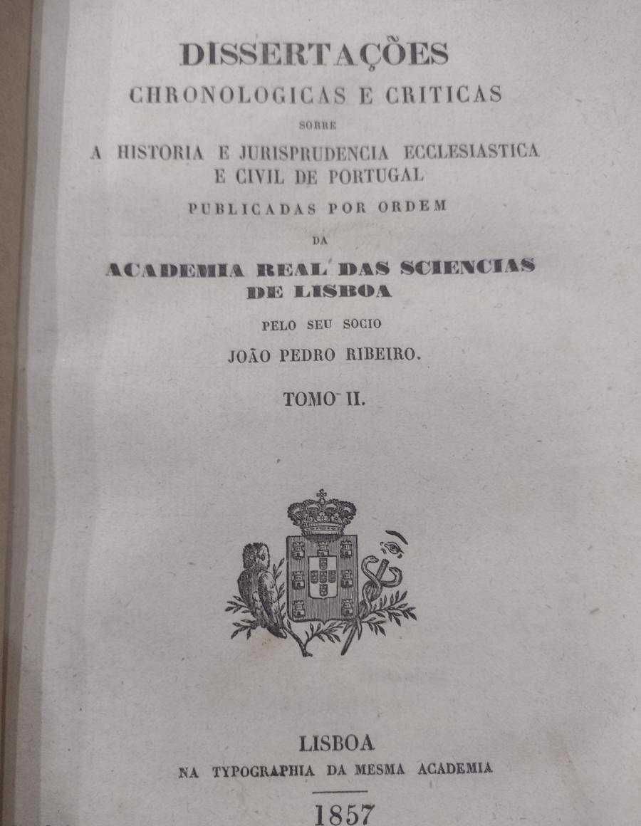 Dissertações Chronologicas e Criticas 1857