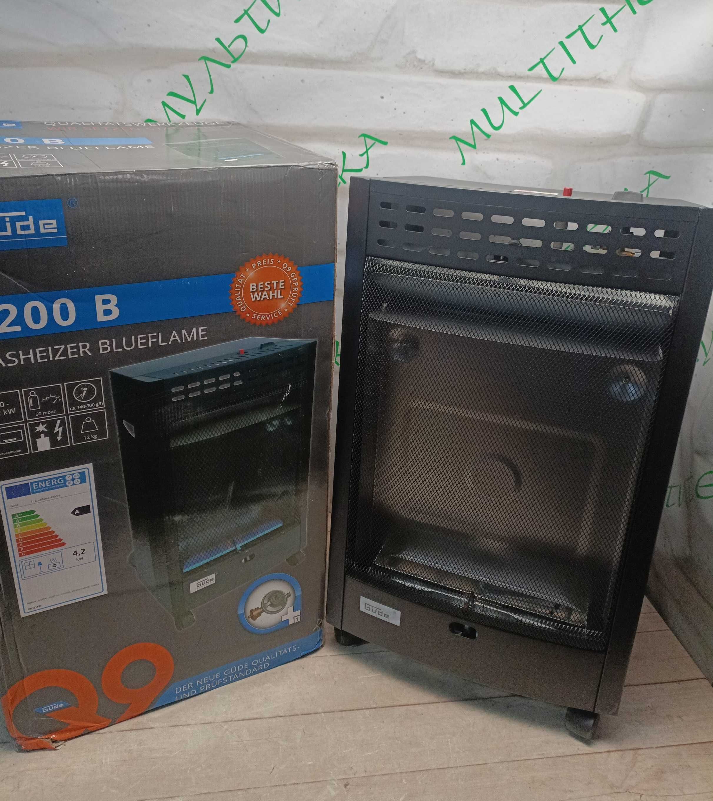 Güde 85079 газовий обігрівач Blueflame 4200B 4.2 кВт