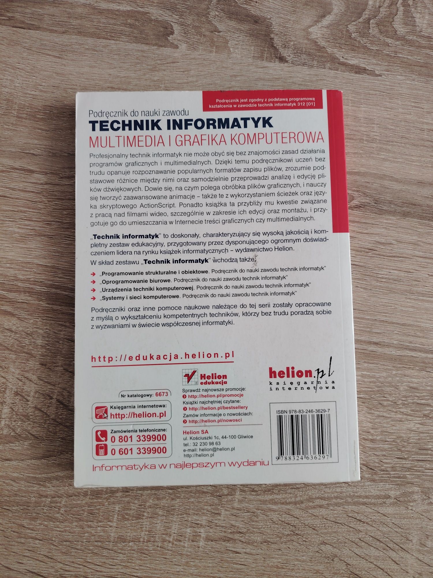 Podręcznik Technik informatyk multimedia i grafika komputerowa