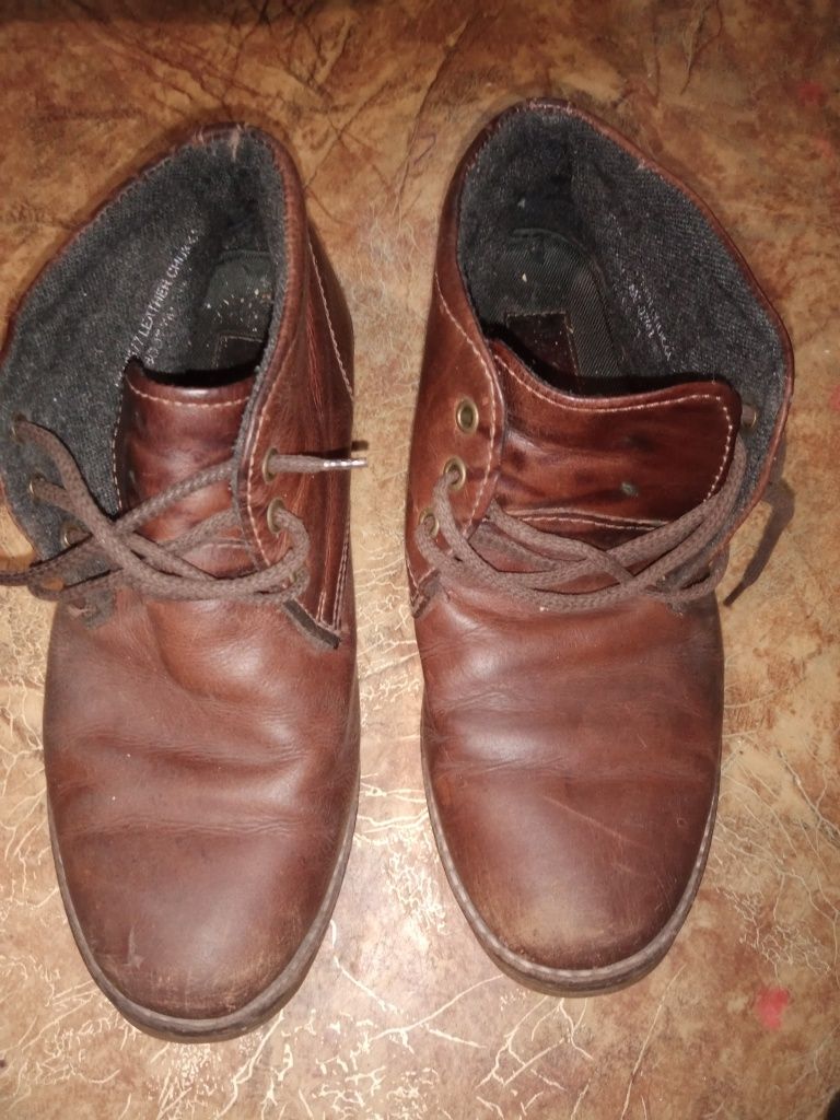 Мужские кожаные ботинки
