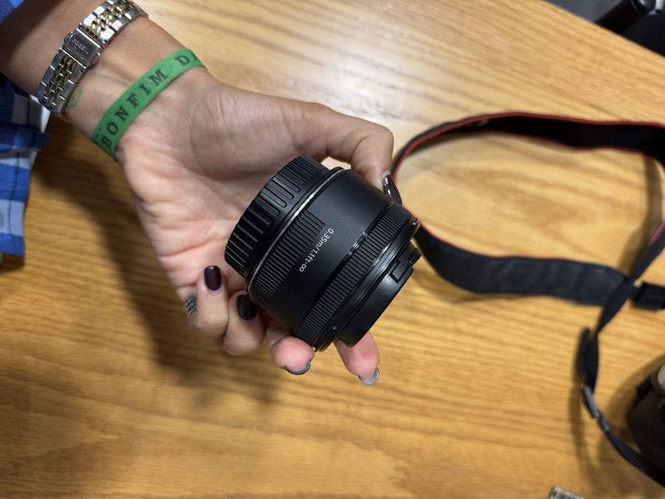 Lente canon 50mm 1:1.8