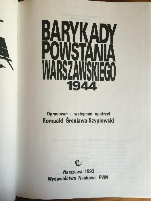 Barykady Powstania Warszawskiego 1944 (stan idealny)