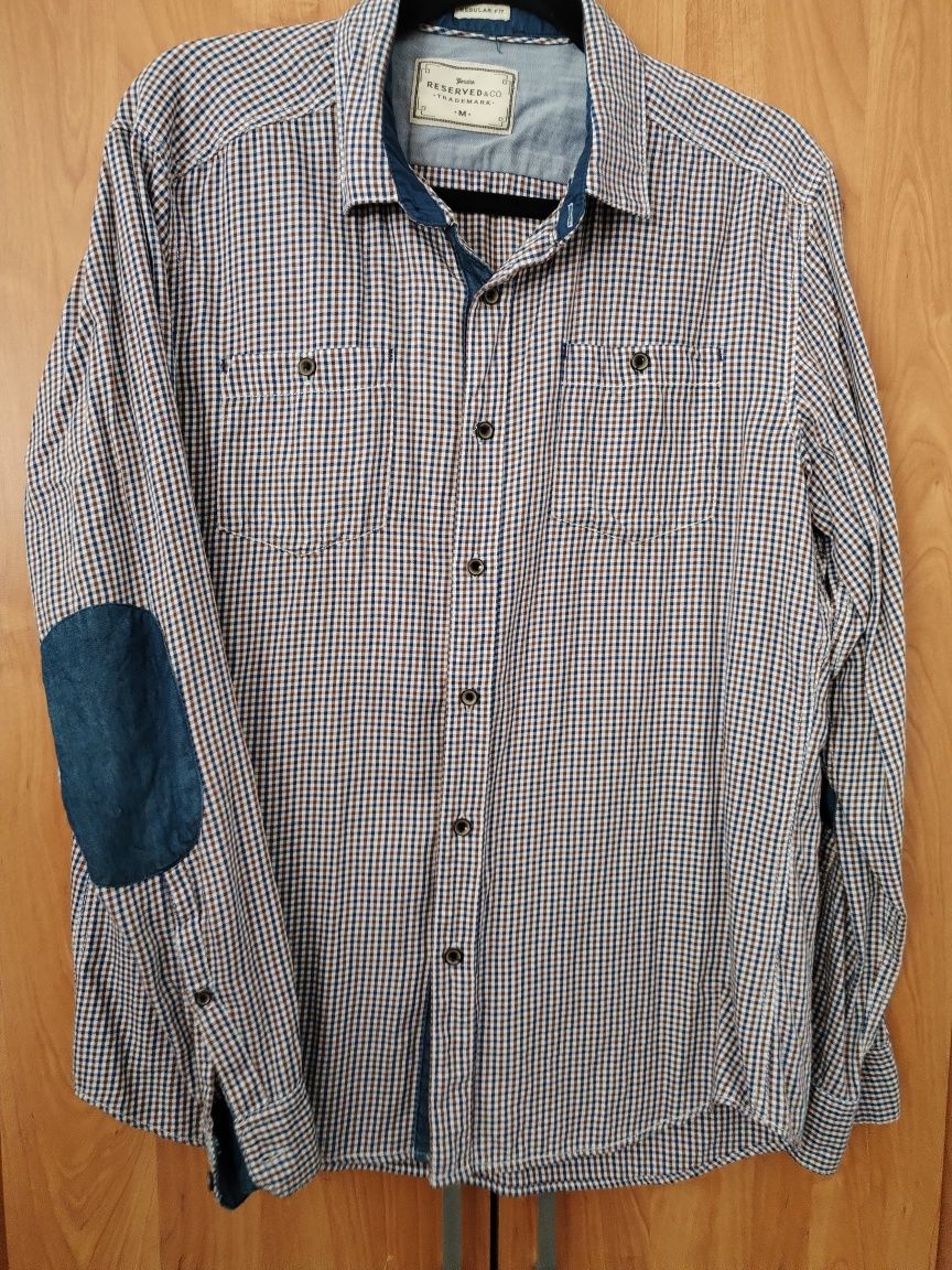 Koszula w kratkę męska Reserved regular fit rozmiar M