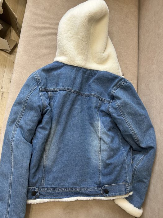 Куртка джинсова з мяким ворсом