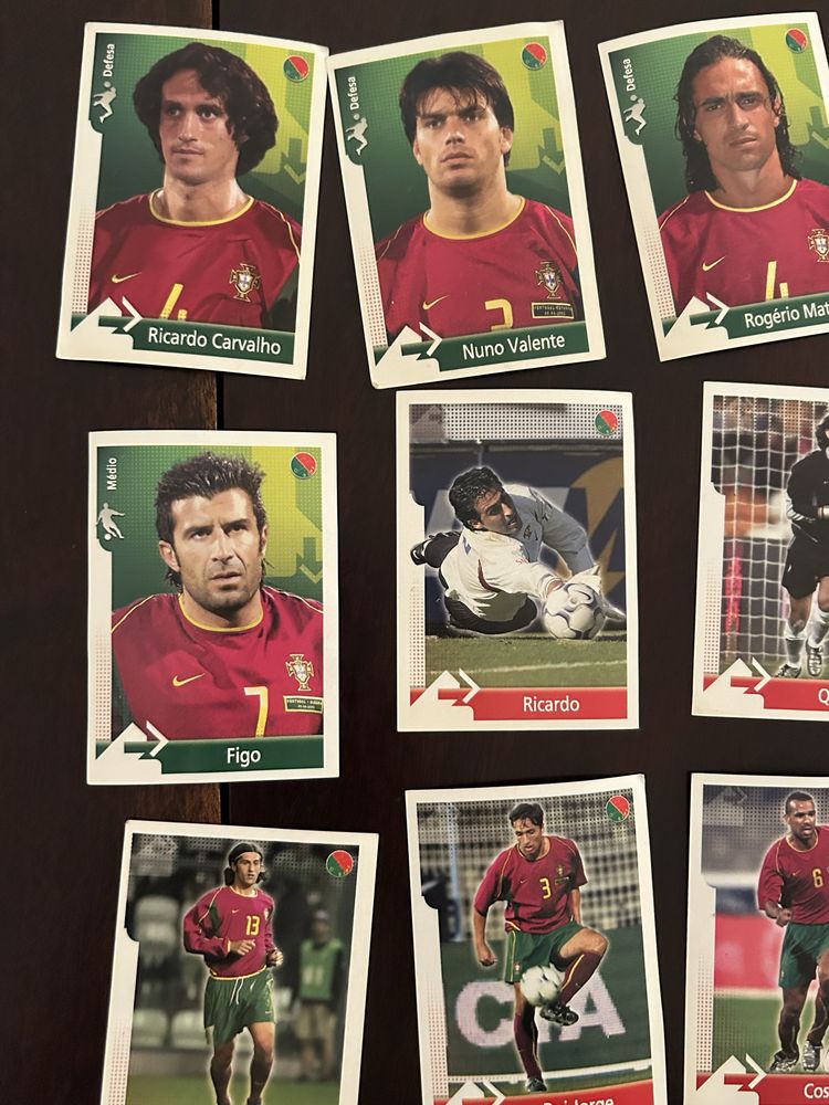 Cromos panini a Caminho do EURO 2004