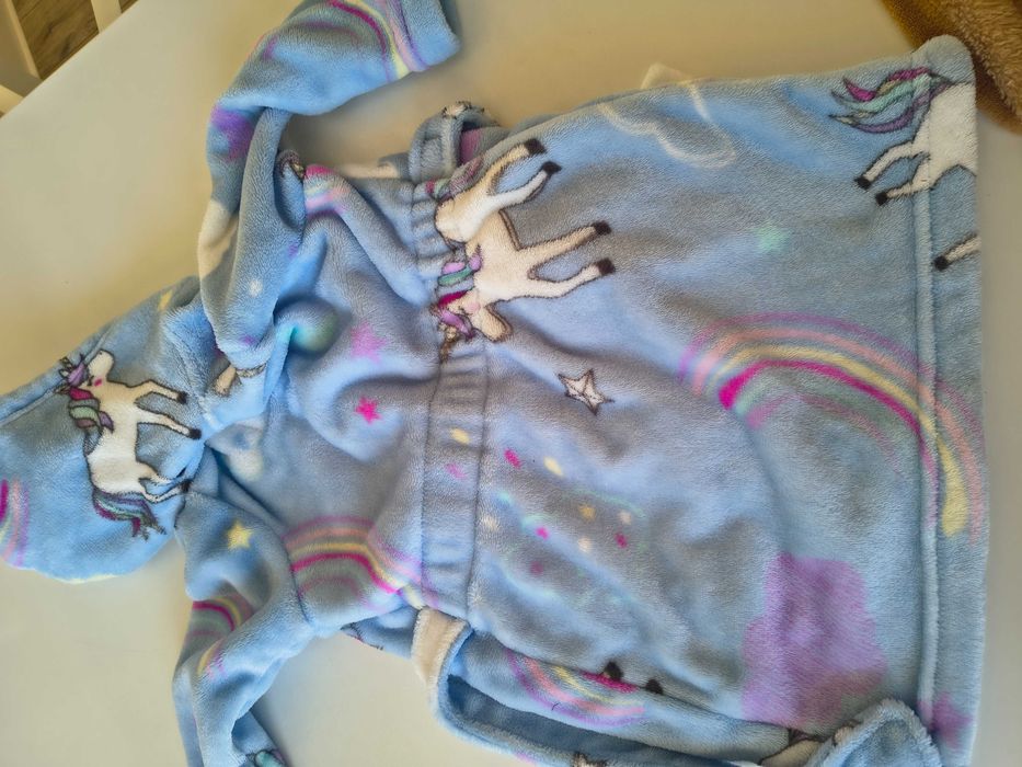 Szlafrok dziewczęcy 1-3 lata