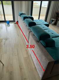 Sofa chaise longue + Mesa