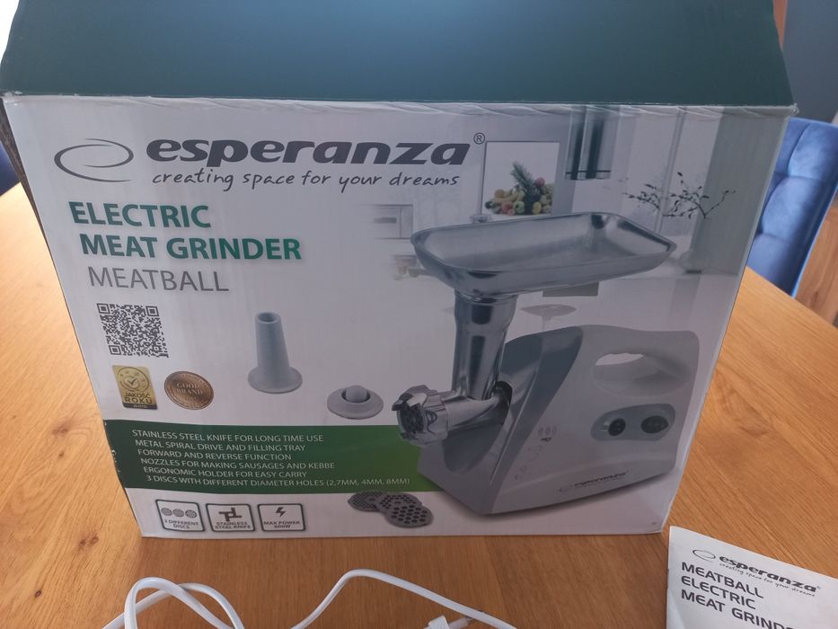 Maszynka do mielenia mięsa esperanza 600 W